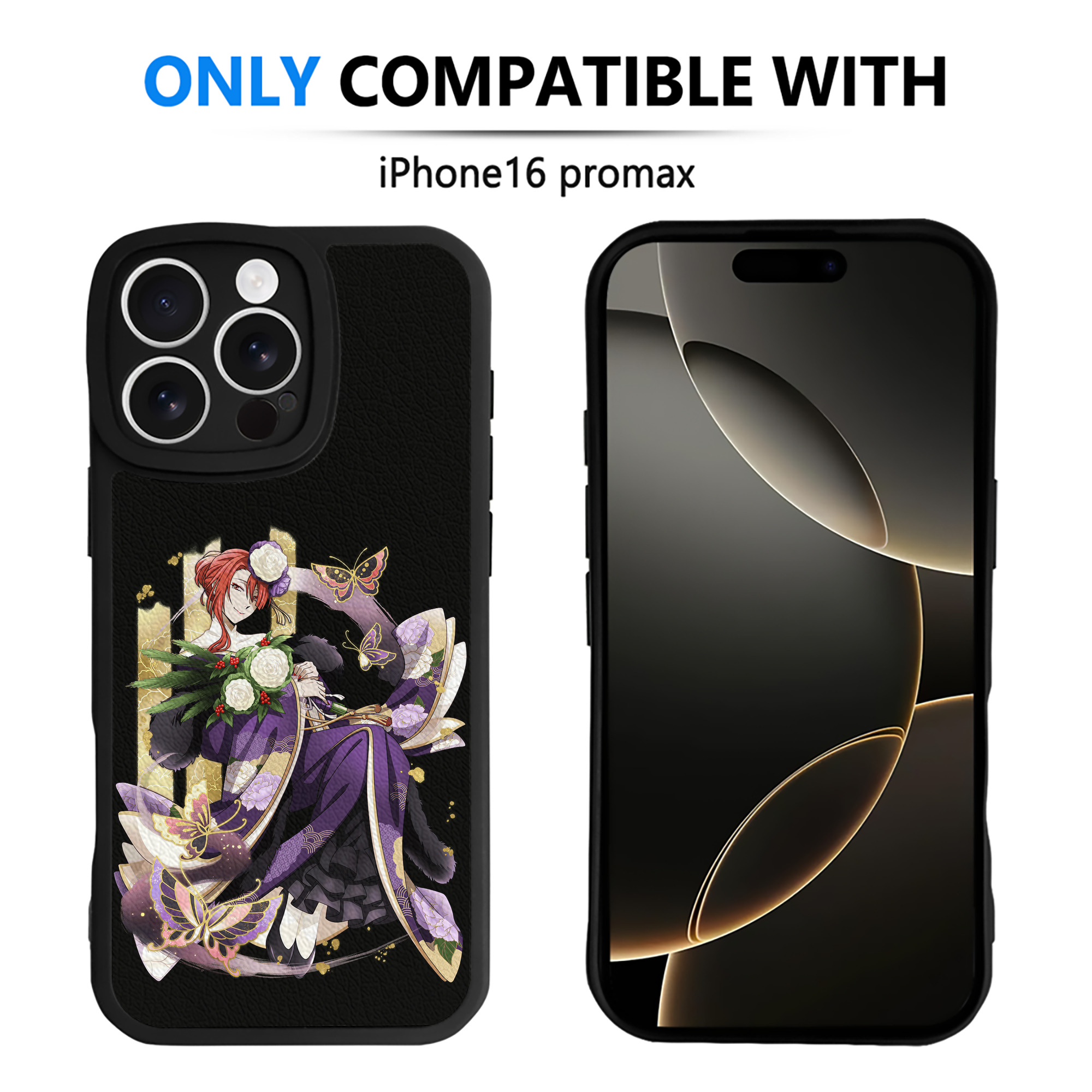 （画像用） 文豪ストレイドッグス Bungo Stray Dogs 【iPhone 16シリーズ対応】シリコンスマホケース（レザー調） 材質：シリコン
